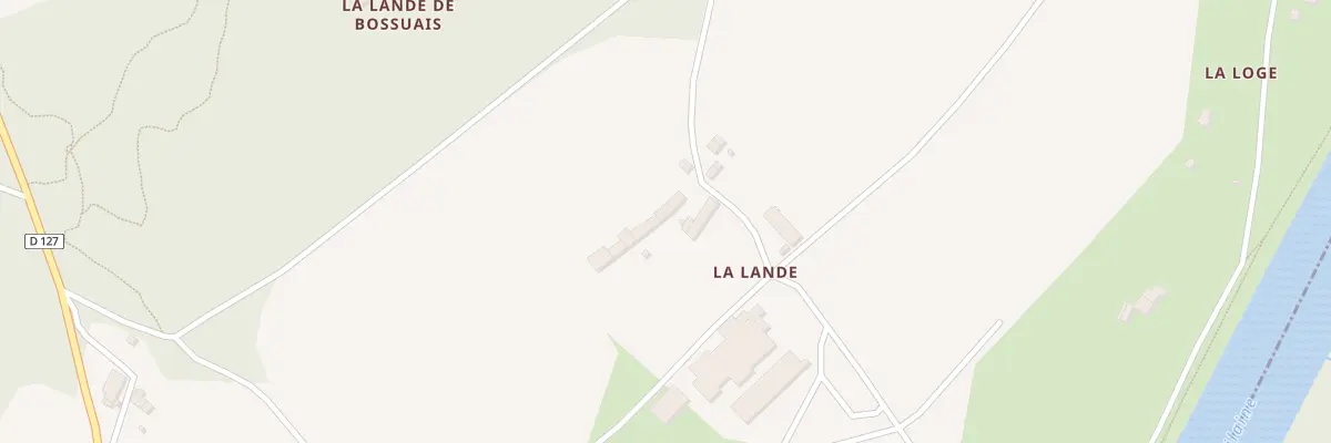 Plan du 5 La Lande à Langon