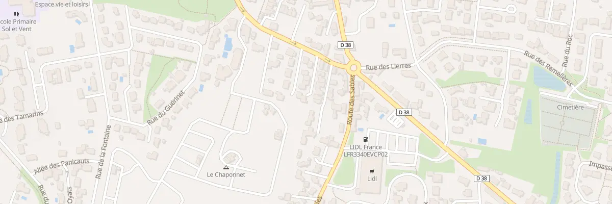 Plan du 28H Rue du chaponnet à Brem-sur-Mer