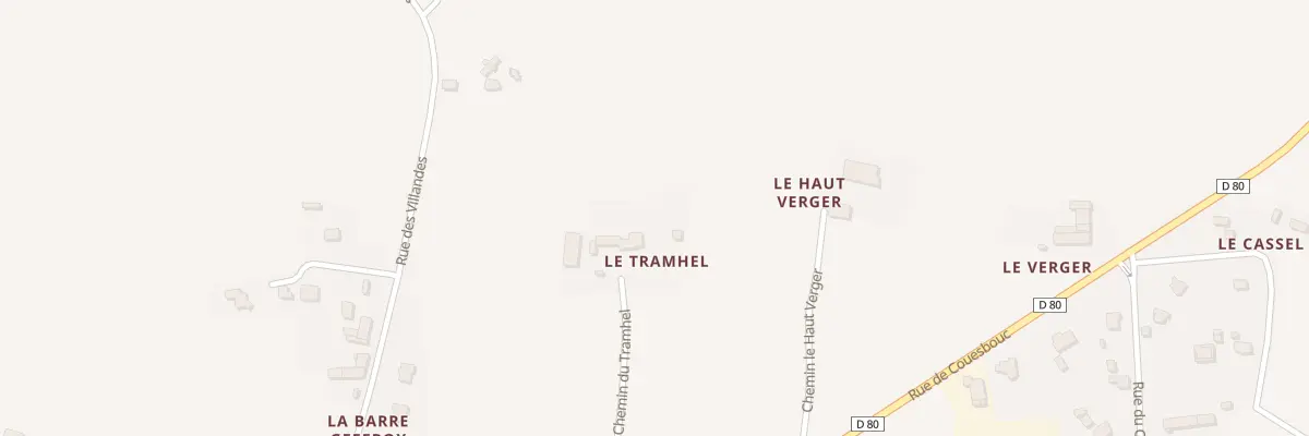 Plan du 5014 Le Tramhel à Saint-Gondran