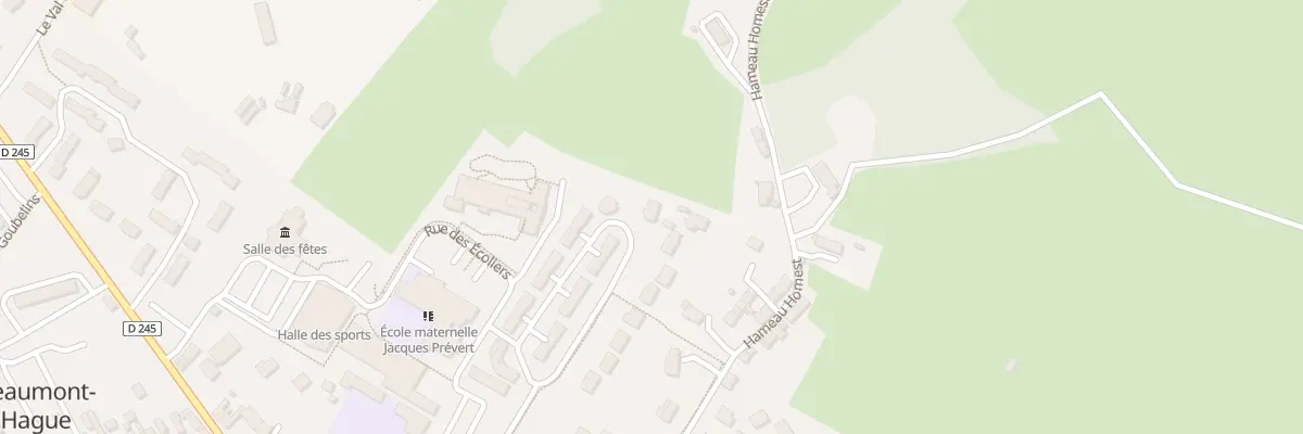Plan du 23 Rue des Fougeres - Beaumont à La Hague