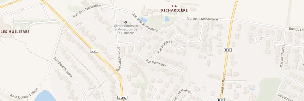 Plan du 22 Rue magenta à La Garnache