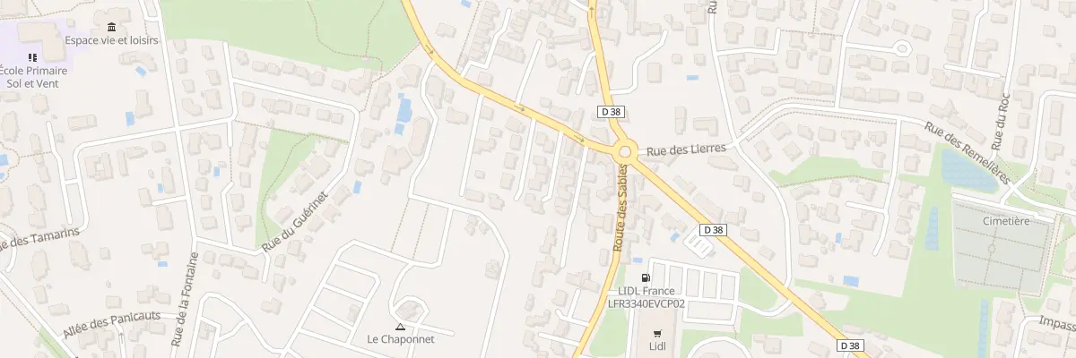 Plan du 28E Rue du chaponnet à Brem-sur-Mer