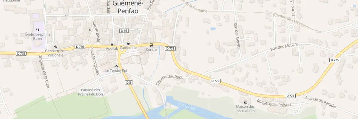 Plan du 18 Rue de Châteaubriant à Guémené-Penfao