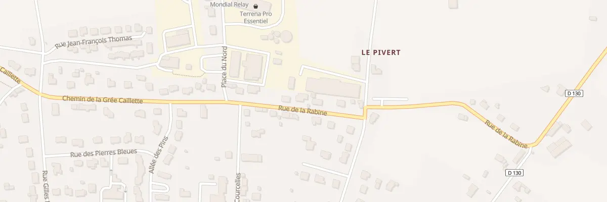 Plan du 6 Rue de la Rabine à Guémené-Penfao
