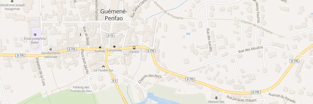 Plan du 14 Rue de Châteaubriant à Guémené-Penfao