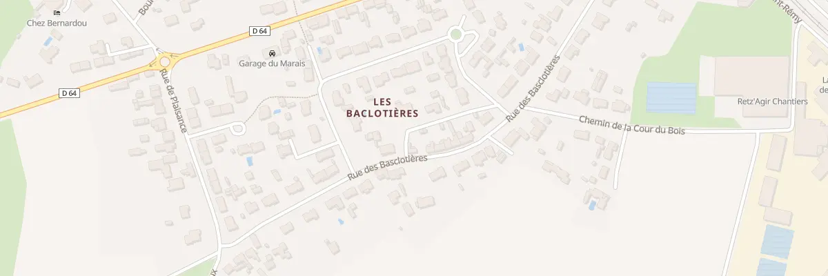 Plan du 42 Rue des Basclotières à Machecoul-Saint-Même