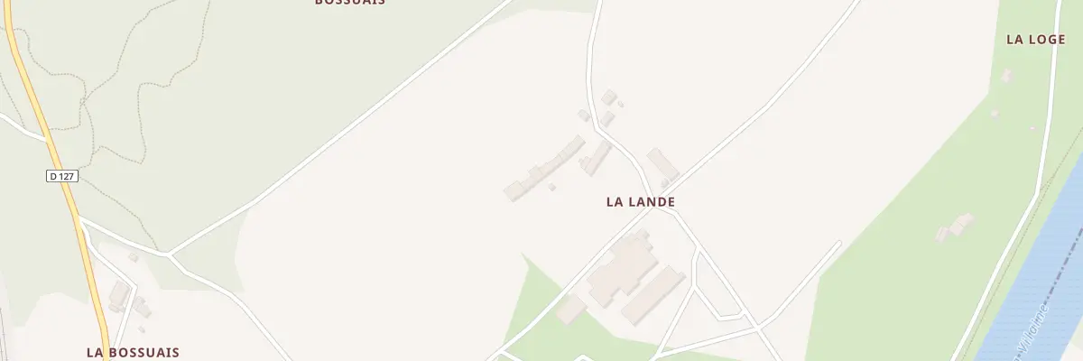 Plan du 9 La Lande à Langon