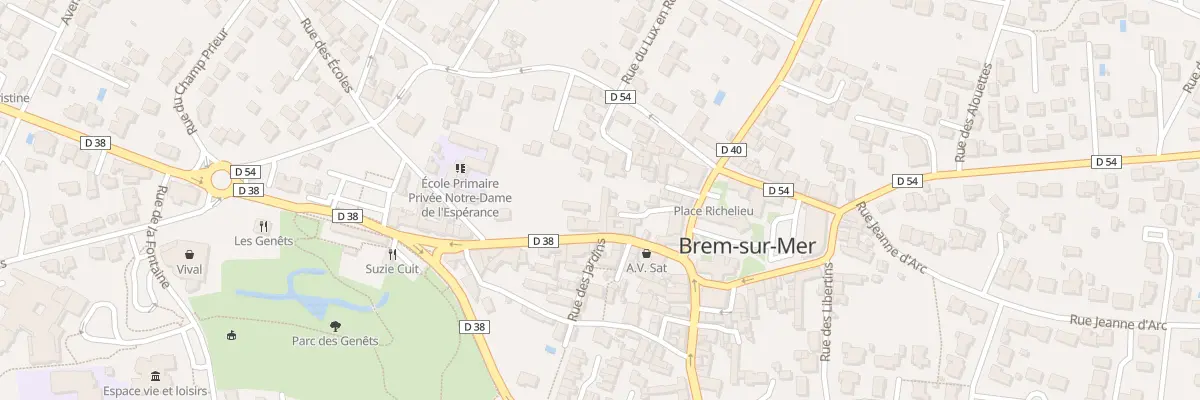 Plan du 12 Rue de l’océan à Brem-sur-Mer