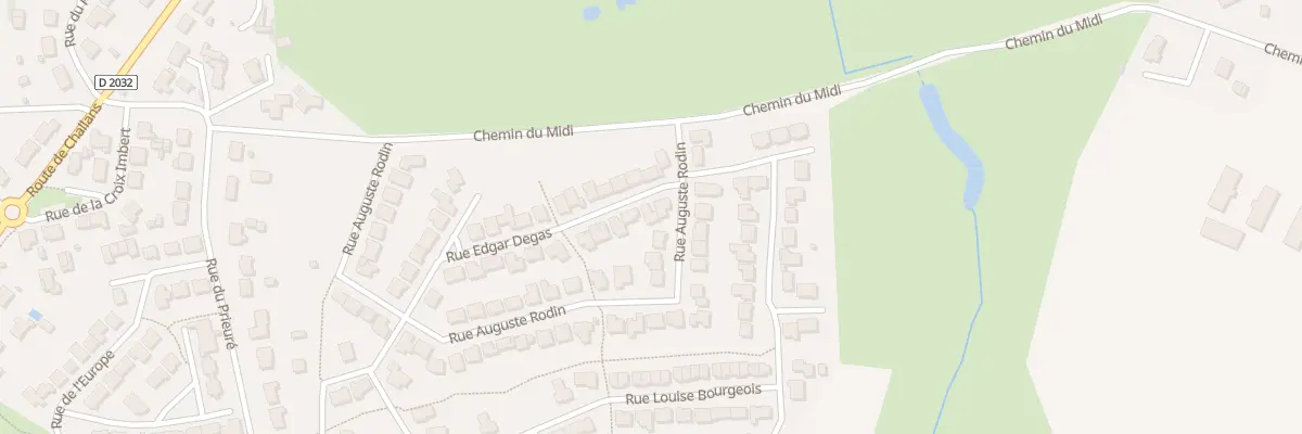 Plan du 22 Rue Edgar Degas à La Garnache