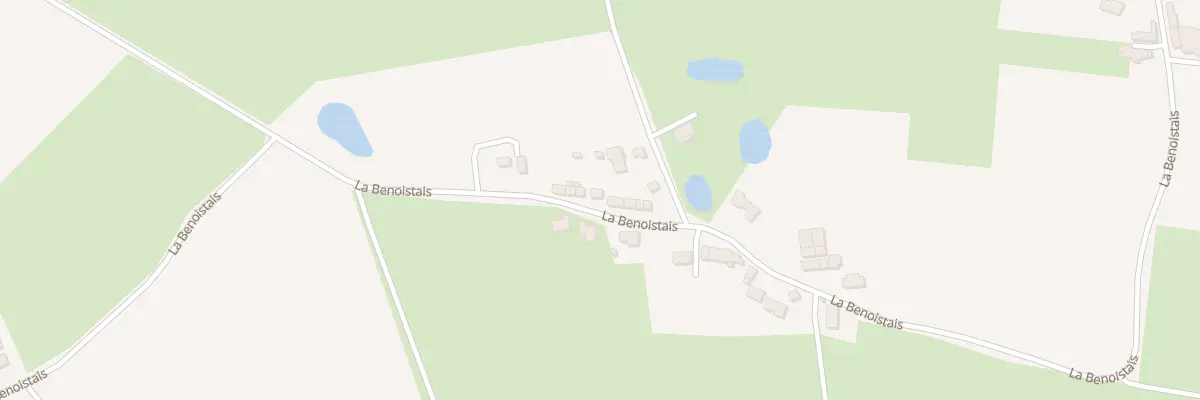 Plan du 5968 La Benoistais à Bouvron