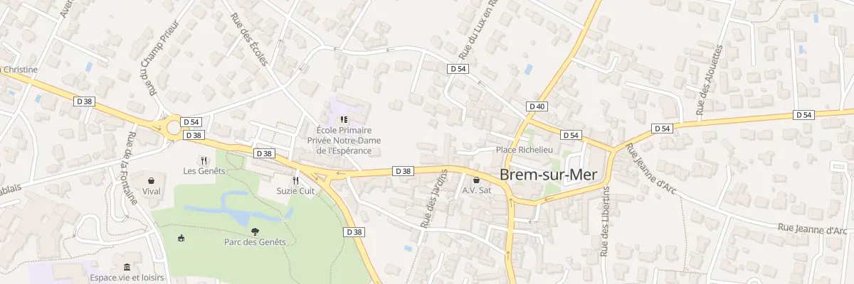 Plan du 16 Rue de l’océan à Brem-sur-Mer