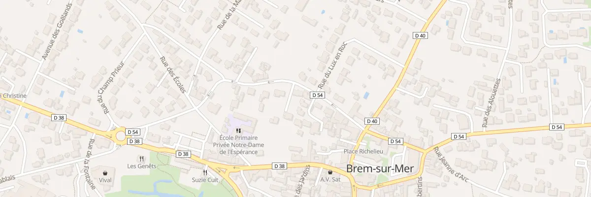 Plan du 7 Rue saint-nicolas à Brem-sur-Mer