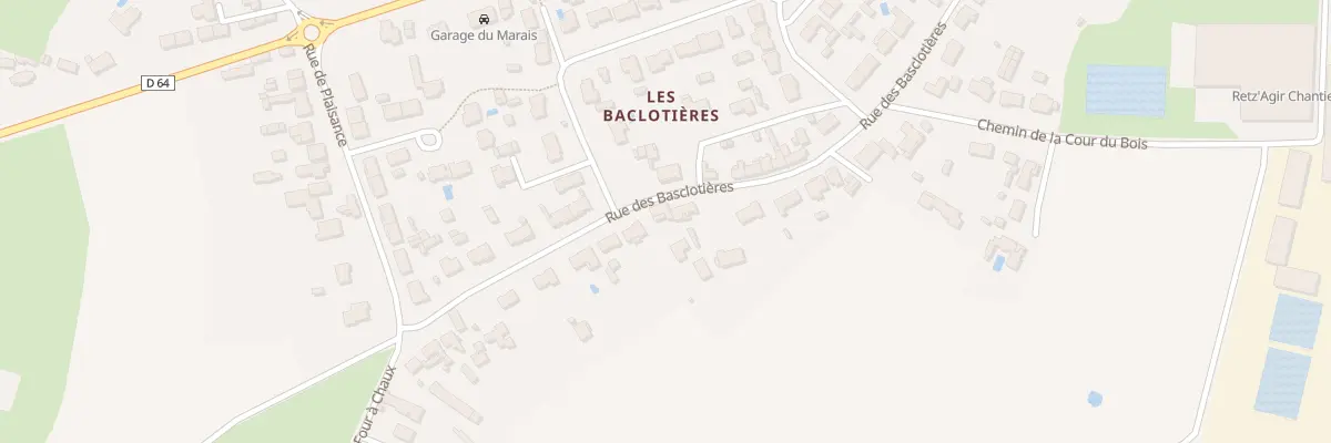 Plan du 41 Rue des Basclotières à Machecoul-Saint-Même