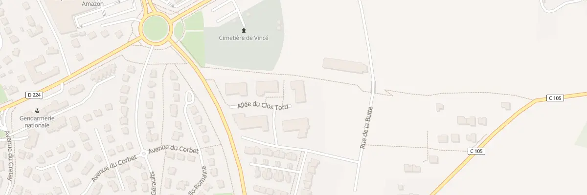 Plan du 4 All du Clos Tord à Mordelles
