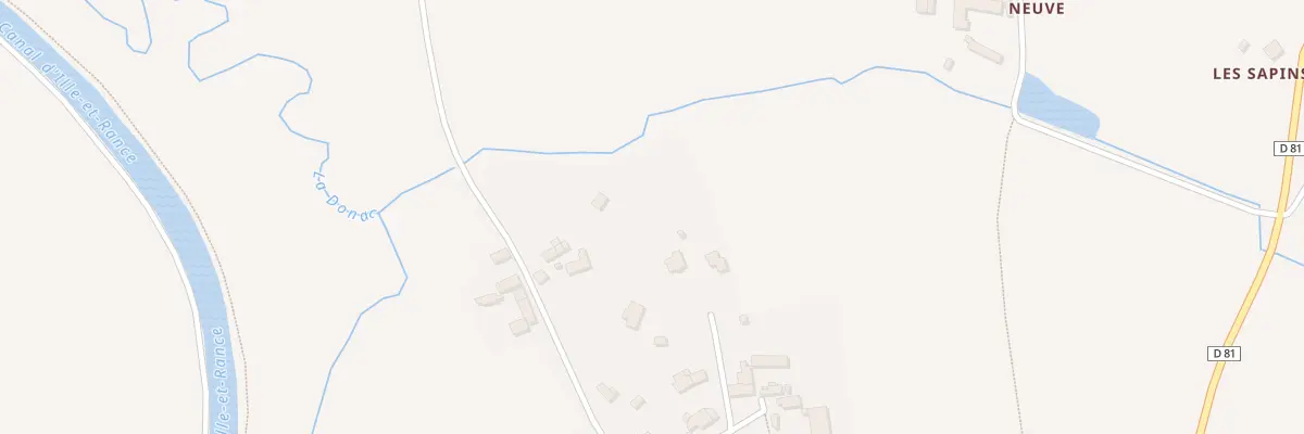 Plan du 5592 La Ville Hulin à Québriac