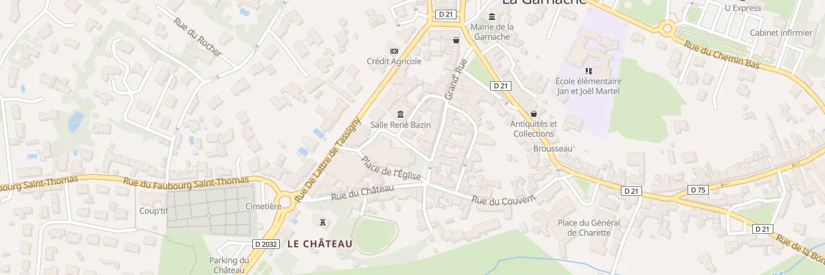 Plan du 2 Pl Abbé Morteau à La Garnache