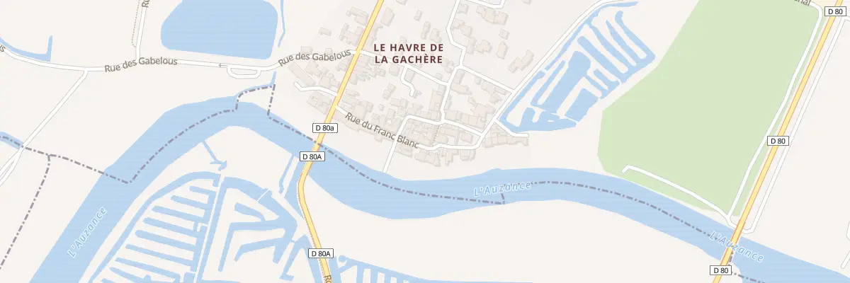 Plan du 14 Rue du franc blanc à Brem-sur-Mer