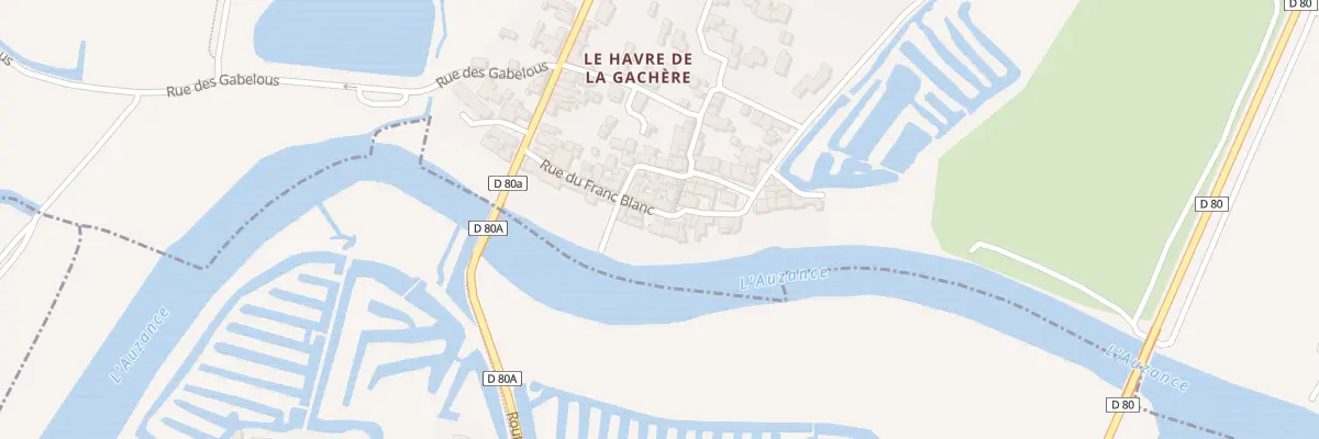 Plan du 15 Rue du franc blanc à Brem-sur-Mer