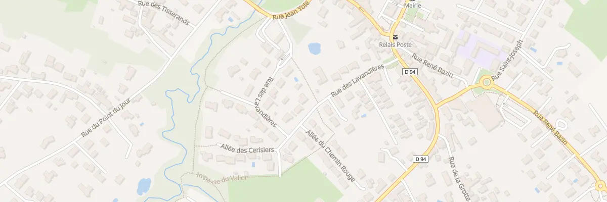 Plan du 20 Rue des lavandières à Saint-Révérend