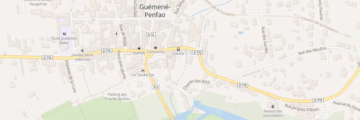 Plan du 21 Pl Simon à Guémené-Penfao