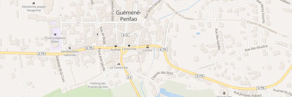 Plan du 7 Rue de Châteaubriant à Guémené-Penfao