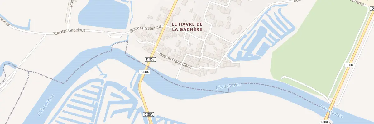 Plan du 10 Rue du franc blanc à Brem-sur-Mer