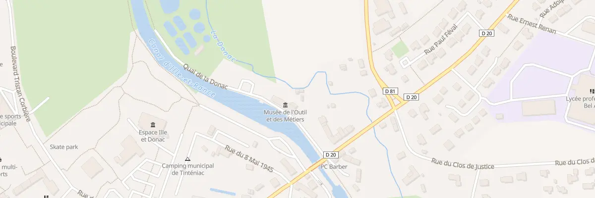 Plan du 5392 Pont A l’Abbesse à Tinténiac