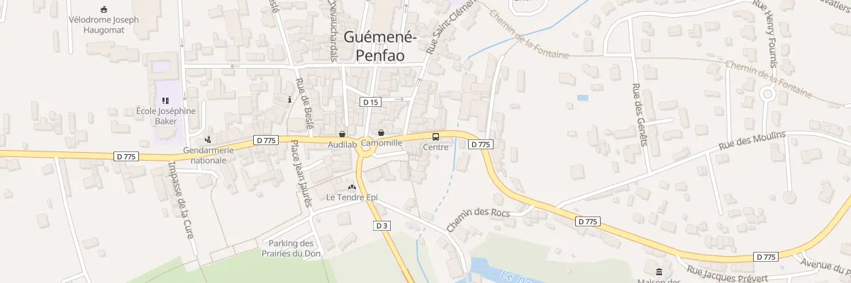 Plan du 5 Rue de Châteaubriant à Guémené-Penfao