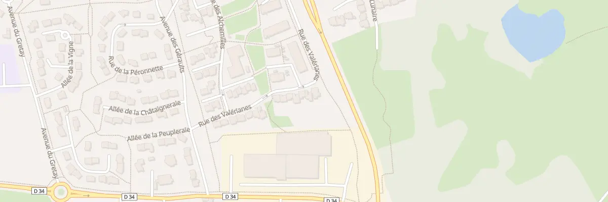 Plan du 24 Rue des Valérianes à Mordelles