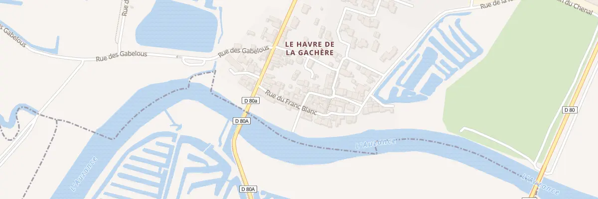 Plan du 6 Rue du franc blanc à Brem-sur-Mer
