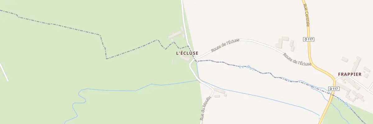 Plan du 1 L’Ecluse au Rozel