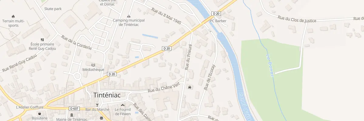 Plan du 7 Rue du Prieuré à Tinténiac