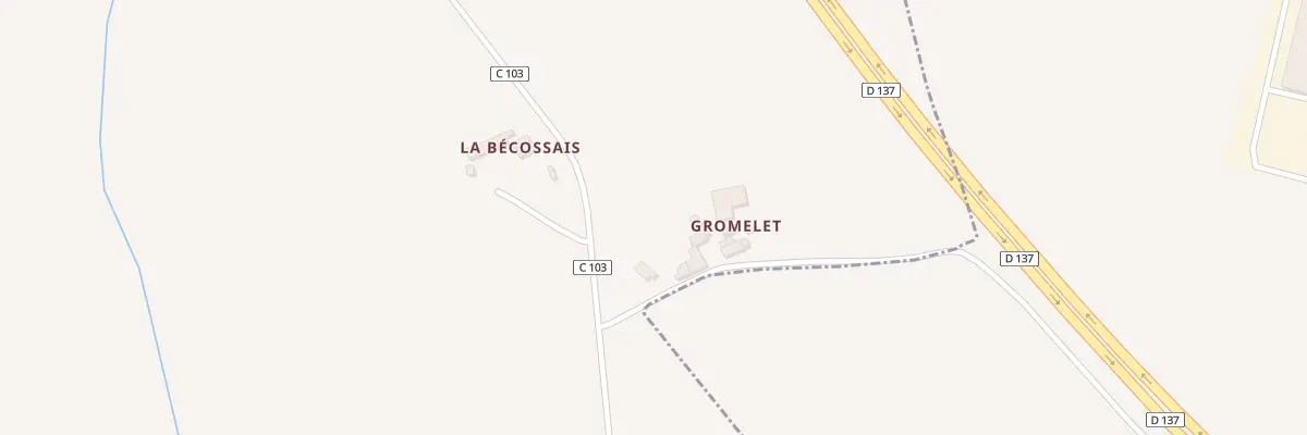 Plan du 5042 Le Gromelet à Saint-Brieuc-des-Iffs