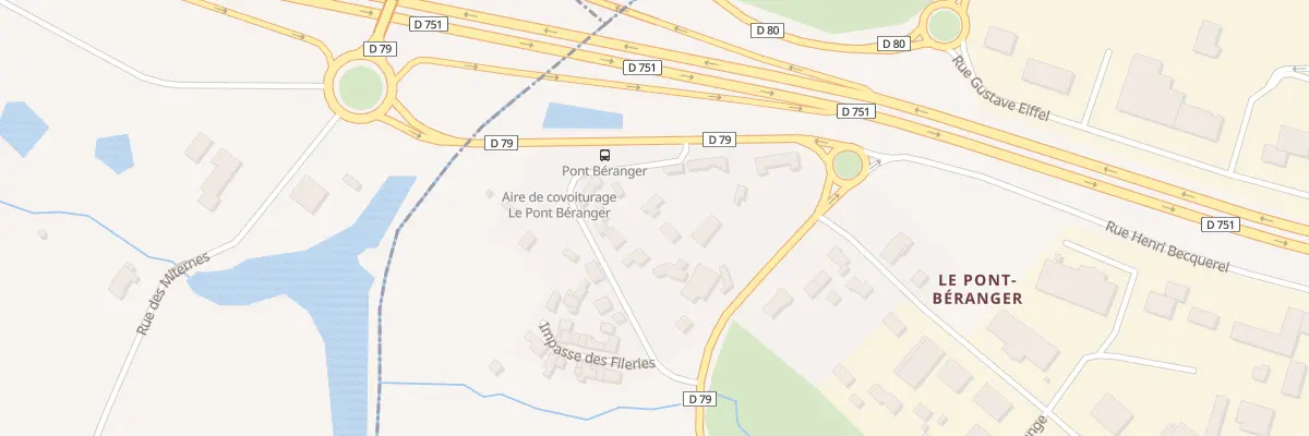 Plan du 8B Rte de Rouans à Saint-Hilaire-de-Chaléons