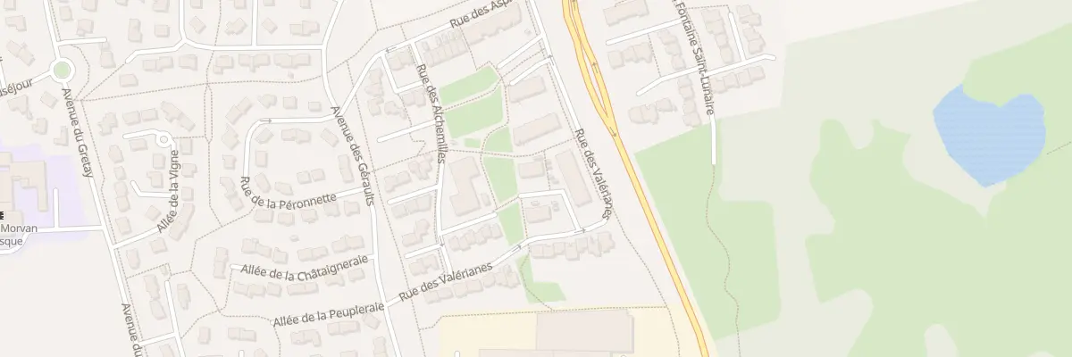 Plan du 3 Rue des Valérianes à Mordelles