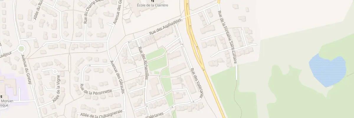 Plan du 19T Rue des Valérianes à Mordelles