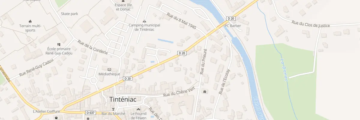 Plan du 44 Rue de la Libération à Tinténiac