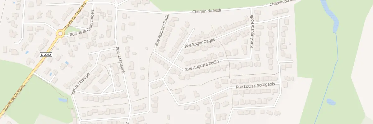 Plan du 15 Rue Auguste Rodin à La Garnache