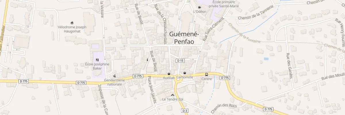 Plan du 15 Rue de Mirette à Guémené-Penfao