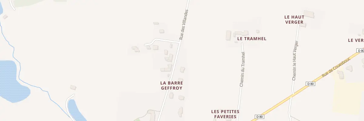 Plan du 442 Rue des Villandes à Saint-Gondran