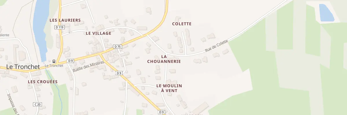 Plan du 5274 Colette au Tronchet