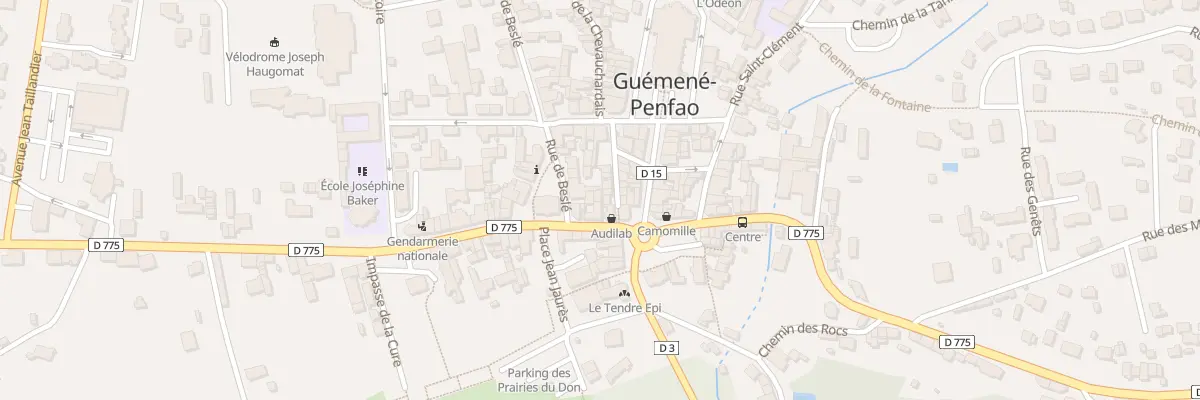 Plan du 2B Rue de Mirette à Guémené-Penfao