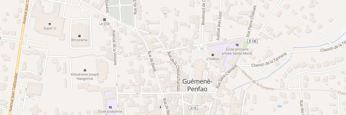 Plan du 13 Rue de la Chevauchardais à Guémené-Penfao