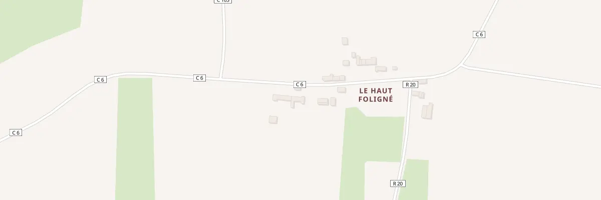 Plan du 17 Le Haut Foligne à Roz-Landrieux