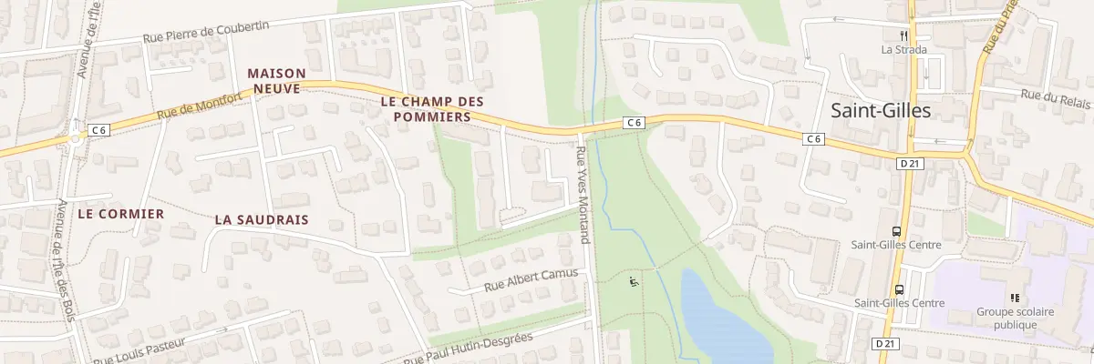 Plan du 1 All des Amandiers à Saint-Gilles