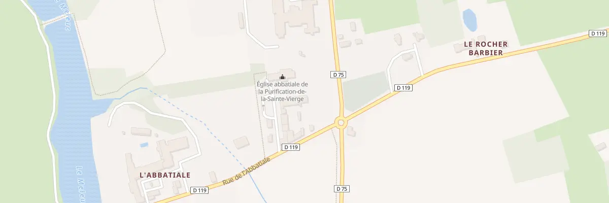 Plan du 5166 Le Bourg au Tronchet