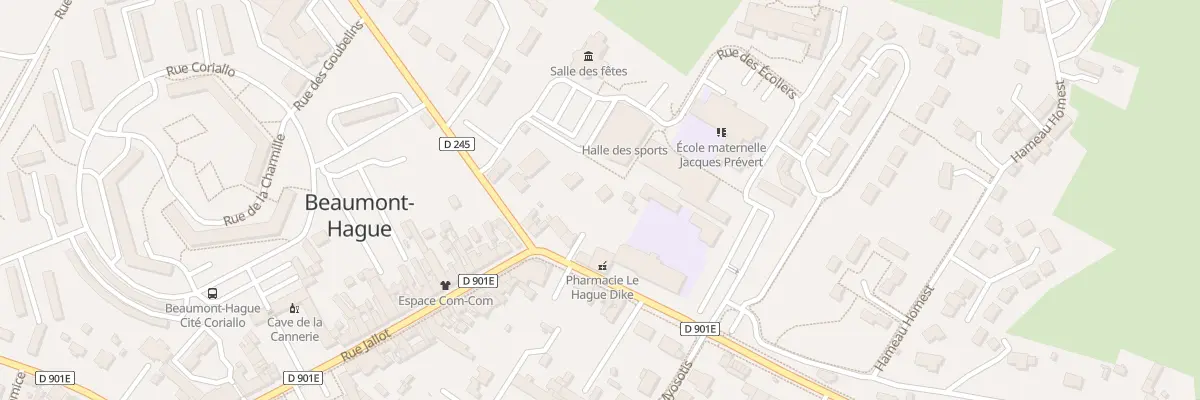 Plan du 4B Rue du Millecent Beaumont à La Hague