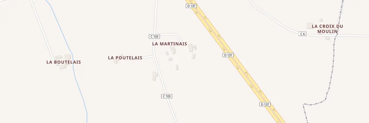 Plan du 5098 A la Martinais à Saint-Brieuc-des-Iffs