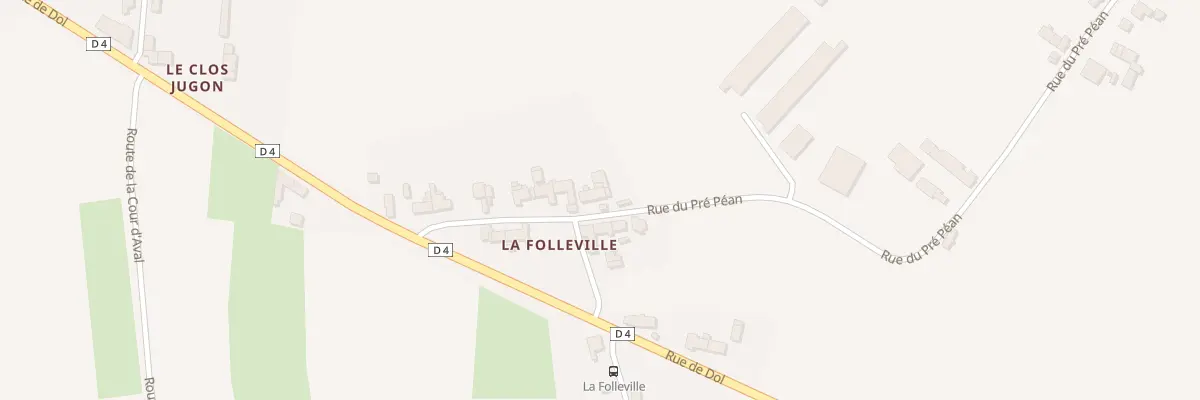Plan du 15 Rue du Pre Pean à La Fresnais