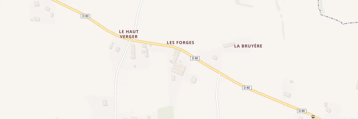 Plan du 5095 Les Forges à Langan